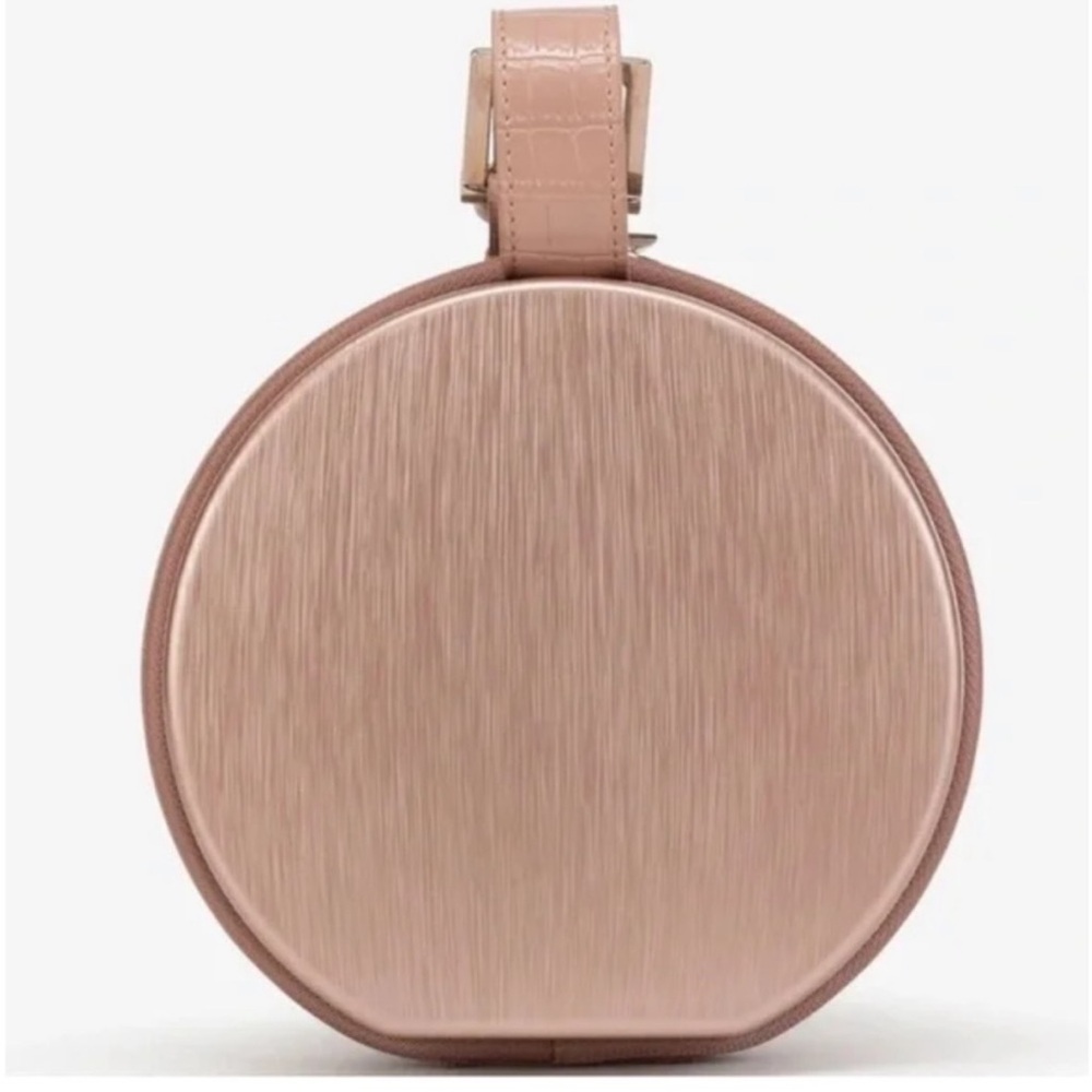 Calpak mini hatbox in rose gold - Picture 4 of 14